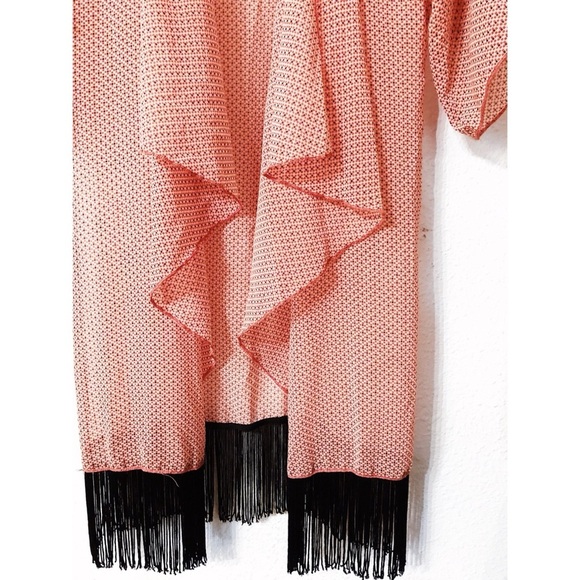 LuLaRoe Chiffon embellished duster nwot - Picture 2 of 7